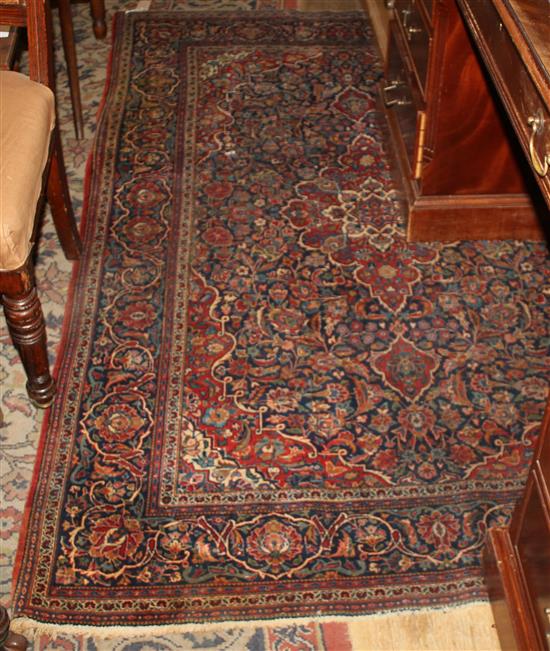 Persian blue & red rug